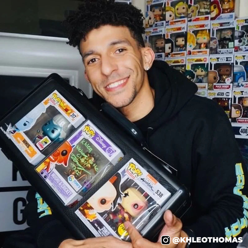 Vaulted Vinyl Funko Pop Collector Khleo Thomas with Display Case for Funko Pops